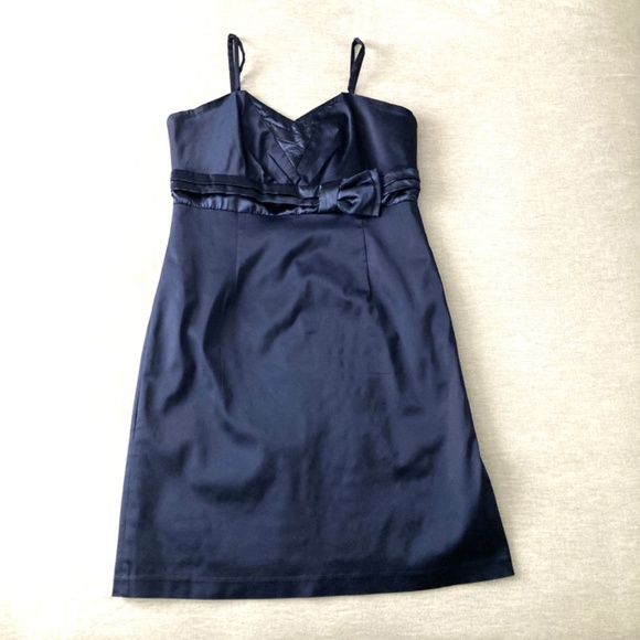 RW&CO Removable Straps / Strapless Navy Party Dress - 12 - Picture 3 of 13